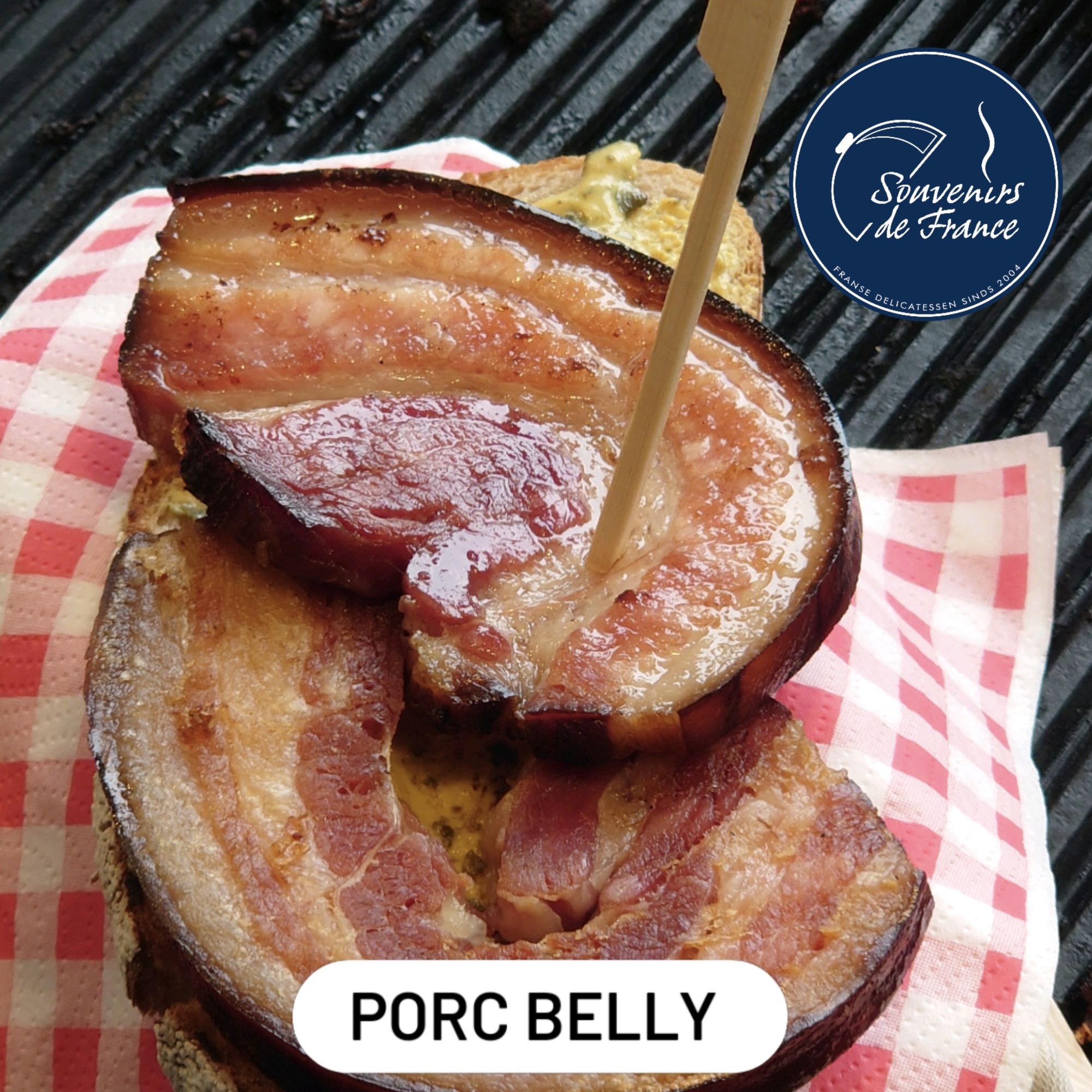 webshopdefrance porc belly met mostard